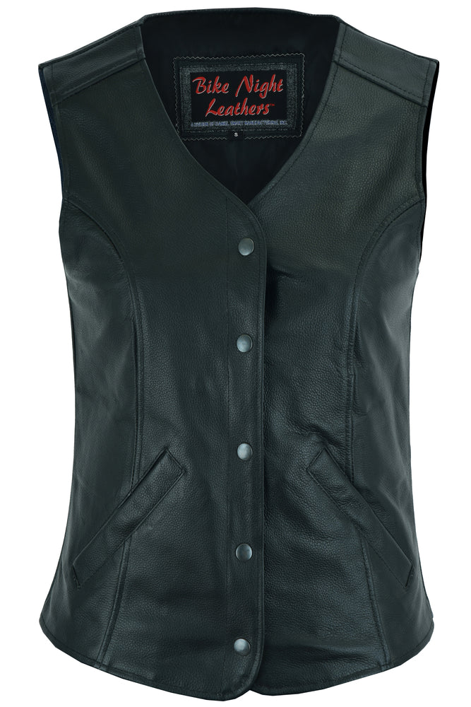 DS Women's Stylish Longer Body ¾ Vest - Plain Sides